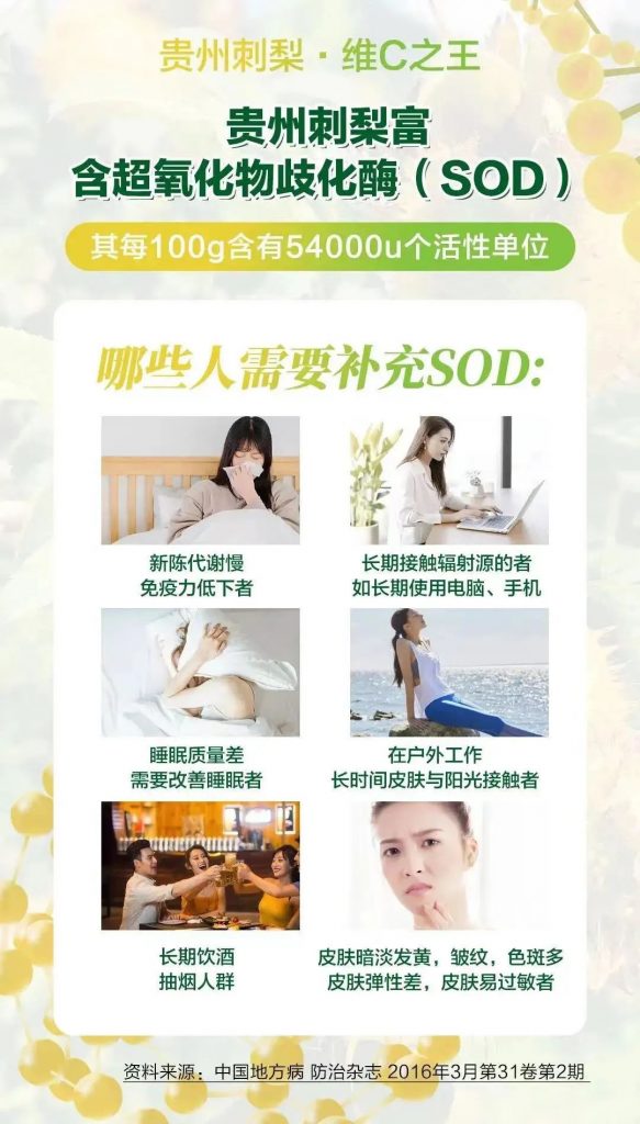 刺梨中的SOD被称为“人体健康软黄金”！你知道吗？
